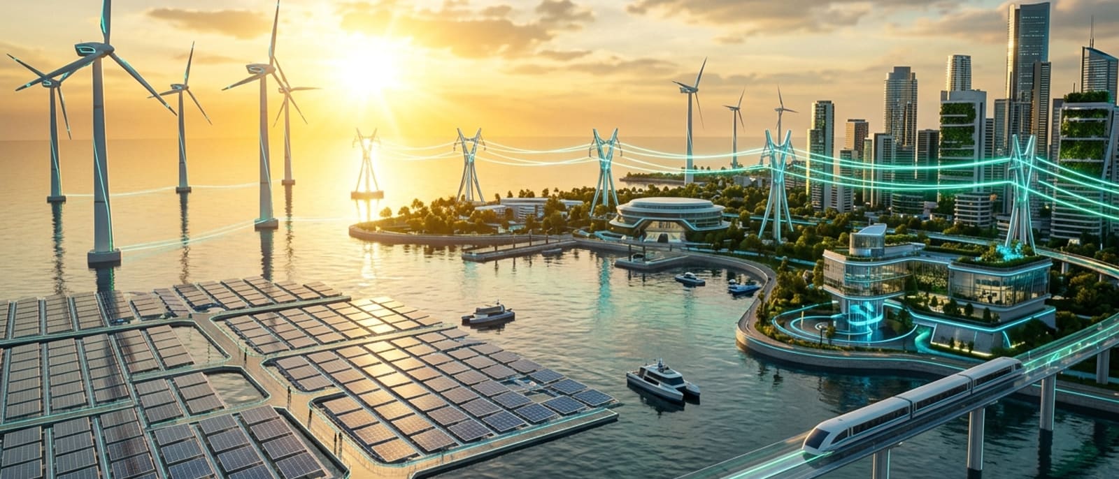 Yeşil enerji altyapısı · üretim, depolama ve veri tek sistemde